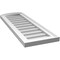 Ekena Millwork Arch Top Surface Mount PVC Gable Vent: Functional, w/ 2"W x 1-1/2"P Brickmould Frame, 12"W x 34"H GVPAR12X3402SF - alternate 5